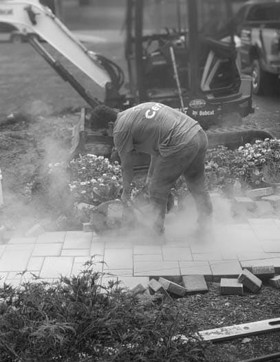 Cenzi Hardscapes & Excavation at work
